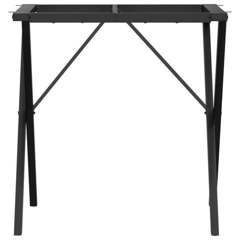 vidaXL Dining Table Legs X-Frame 60x60x73 cm Steel
