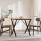 vidaXL Dining Table Legs X-Frame 70x70x73 cm Steel