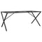 vidaXL Dining Table Legs X-Frame 160x80x73 cm Steel