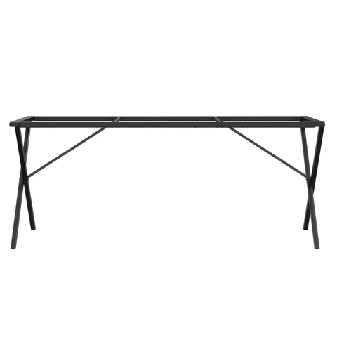 vidaXL Dining Table Legs X-Frame 160x80x73 cm Steel