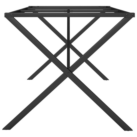 vidaXL Dining Table Legs X-Frame 160x80x73 cm Steel