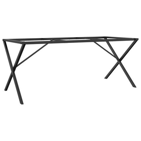 vidaXL Dining Table Legs X-Frame 160x80x73 cm Steel
