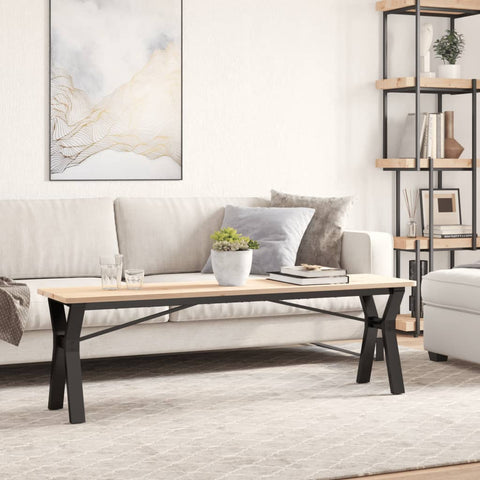 vidaXL Coffee Table Legs Y-Frame 140x30x43 cm Steel