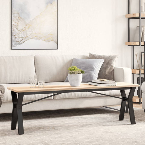 vidaXL Coffee Table Legs Y-Frame 140x30x43 cm Steel
