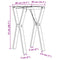 vidaXL Dining Table Legs Y-Frame 40x40x73 cm Steel