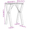 vidaXL Dining Table Legs Y-Frame 50x40x73 cm Steel