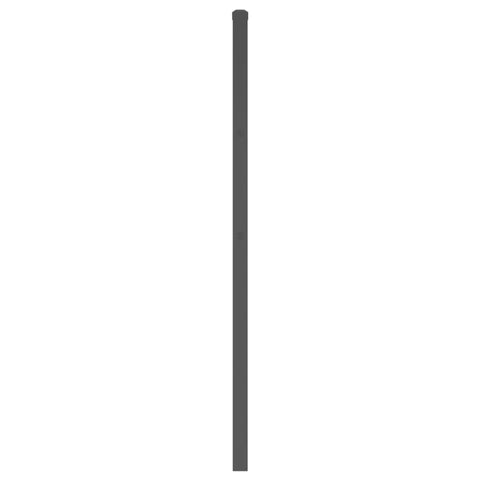 vidaXL Metal Headboard Black 180 cm