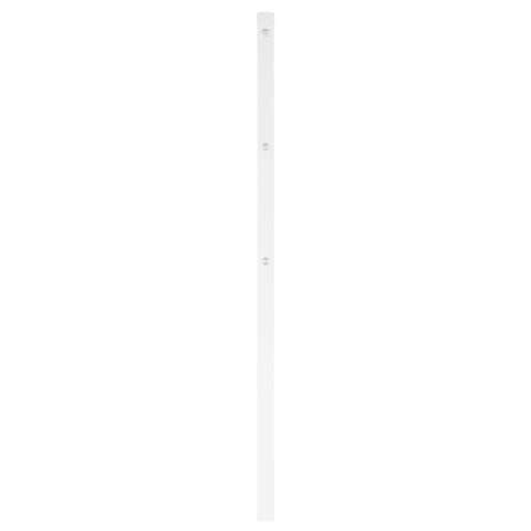 vidaXL Metal Headboard White 120 cm