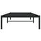 vidaXL Metal Bed Frame without Mattress Black 90x190cm
