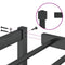 vidaXL Metal Bed Frame without Mattress Black 90x190cm