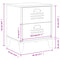 vidaXL Bedside Cabinet VIKEN Black Engineered Wood