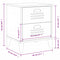 vidaXL Bedside Cabinet VIKEN Anthracite Grey Engineered Wood