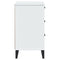 vidaXL Bedside Cabinet VIKEN White Engineered Wood