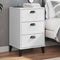vidaXL Bedside Cabinet VIKEN White Engineered Wood