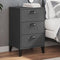 vidaXL Bedside Cabinet VIKEN Anthracite Grey Engineered Wood