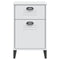 vidaXL Bedside Cabinet VIKEN White Engineered Wood