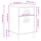 vidaXL Bedside Cabinet VIKEN Anthracite Grey Engineered Wood