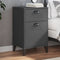 vidaXL Bedside Cabinet VIKEN Anthracite Grey Engineered Wood