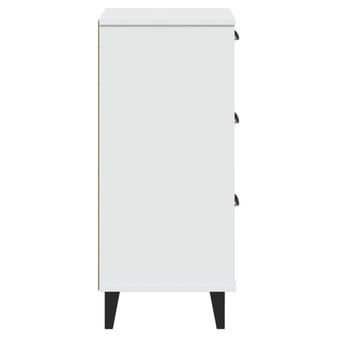 vidaXL Bedside Cabinet VIKEN White Engineered Wood