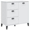 vidaXL Sideboard VIKEN White 80x40x80 cm Engineered Wood