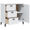 vidaXL Sideboard VIKEN White 80x40x80 cm Engineered Wood