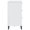 vidaXL Sideboard VIKEN White 80x40x80 cm Engineered Wood