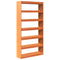 vidaXL Book Cabinet/Room Divider 100x30x199.5 cm Solid Wood Pine