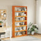 vidaXL Book Cabinet/Room Divider 100x30x199.5 cm Solid Wood Pine