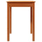 vidaXL Dining Table Wax Brown 55x55x75 cm Solid Wood Pine