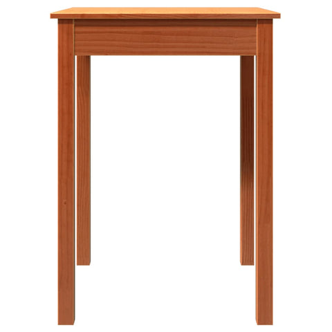 vidaXL Dining Table Wax Brown 55x55x75 cm Solid Wood Pine