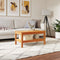 vidaXL Coffee Table Wax Brown 80x50x40 cm Solid Wood Pine