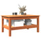 vidaXL Coffee Table Wax Brown 80x50x40 cm Solid Wood Pine