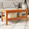 vidaXL Coffee Table Wax Brown 80x50x40 cm Solid Wood Pine