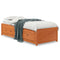 vidaXL Day Bed without Mattress Wax Brown 90x200 cm Solid Wood Pine