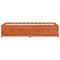 vidaXL Day Bed without Mattress Wax Brown 90x200 cm Solid Wood Pine