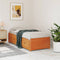 vidaXL Day Bed without Mattress Wax Brown 90x200 cm Solid Wood Pine