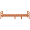 vidaXL Bed Frame without Mattress Wax Brown 90x200 cm Solid Wood Pine