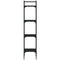 vidaXL Bookshelf 4-Tier Black 35x30x138.5 cm Engineered Wood