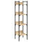 vidaXL Bookshelf 4-Tier Sonoma Oak 35x30x138.5 cm Engineered Wood