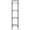 vidaXL Bookshelf 4-Tier Grey Sonoma 35x30x138.5 cm Engineered Wood