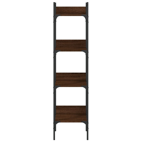 vidaXL Bookshelf 4-Tier Brown Oak 35x30x138.5 cm Engineered Wood