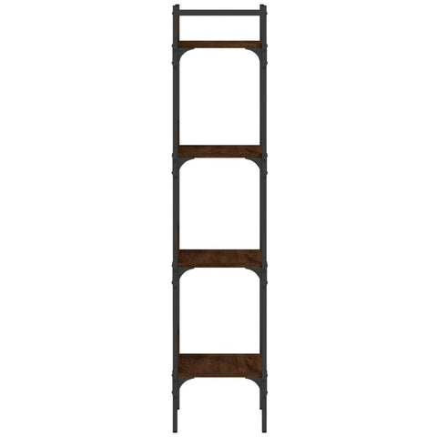 vidaXL Bookshelf 4-Tier Brown Oak 35x30x138.5 cm Engineered Wood