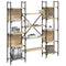 vidaXL Bookshelf Sonoma Oak 155.5x24x166.5 cm Engineered Wood