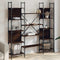 vidaXL Bookshelf Brown Oak 155.5x24x166.5 cm Engineered Wood