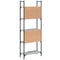 vidaXL Bookshelf 5-Tier Grey Sonoma 60.5x24x166.5 cm Engineered Wood