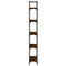 vidaXL Bookshelf 5-Tier Brown Oak 60.5x24x166.5 cm Engineered Wood
