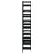 vidaXL Bookshelf Black 127.5x28.5x172.5 cm Engineered Wood
