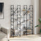 vidaXL Bookshelf Grey Sonoma 127.5x28.5x172.5 cm Engineered Wood