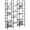 vidaXL Bookshelf Grey Sonoma 127.5x28.5x172.5 cm Engineered Wood
