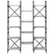 vidaXL Bookshelf Grey Sonoma 127.5x28.5x172.5 cm Engineered Wood